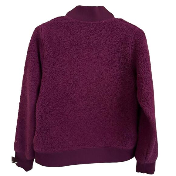 North Face Girls L Purple Fleece Jacket 14-16 Gorpcore Outdoor Crossover Fit - Picture 9 of 10